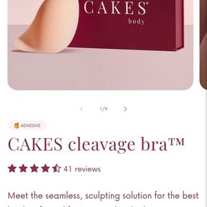 Cake Body Adhesive Bra in Honey +(DD+) sticky Adhesive Lift Strapless Bra